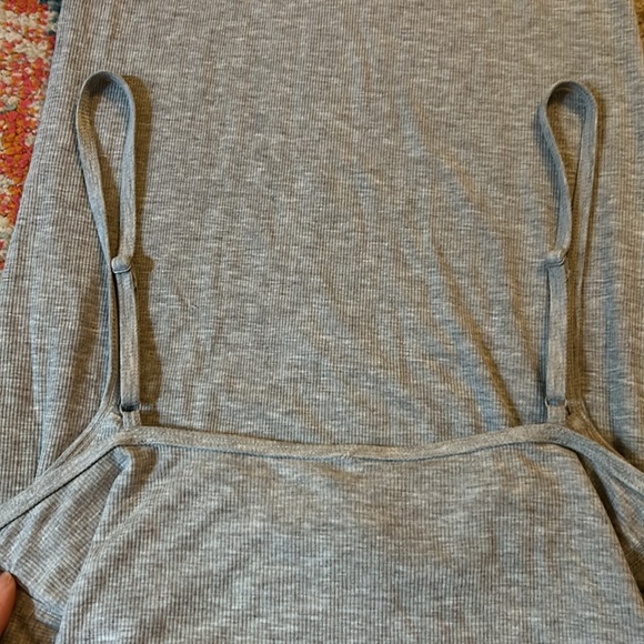 T/ALA wear Lounge Cami Maxi Dress - Gray Marl. Size M - Picture 4 of 6